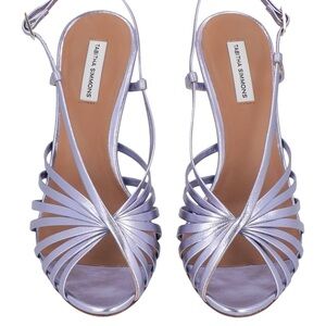 Tabitha Simmons lilac brand new never worn heeled sandal